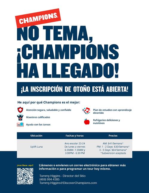 flyer spanish